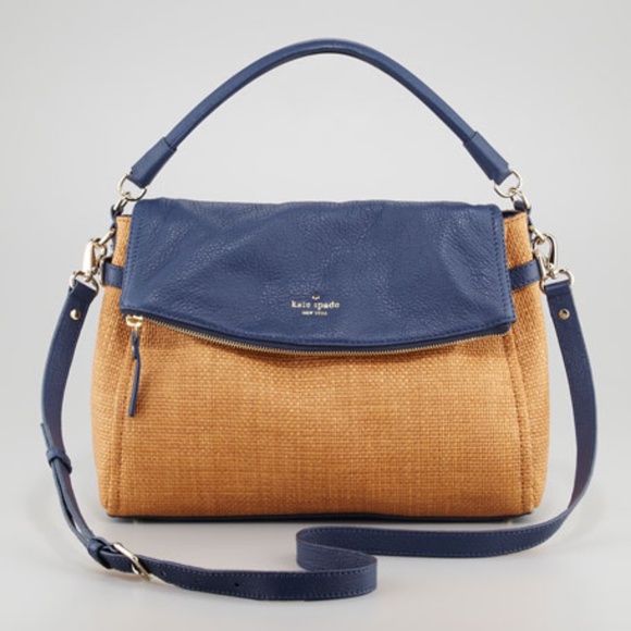 KATE SPADE NY Cobble Hill Minka Straw Bag - Picture 1 of 4